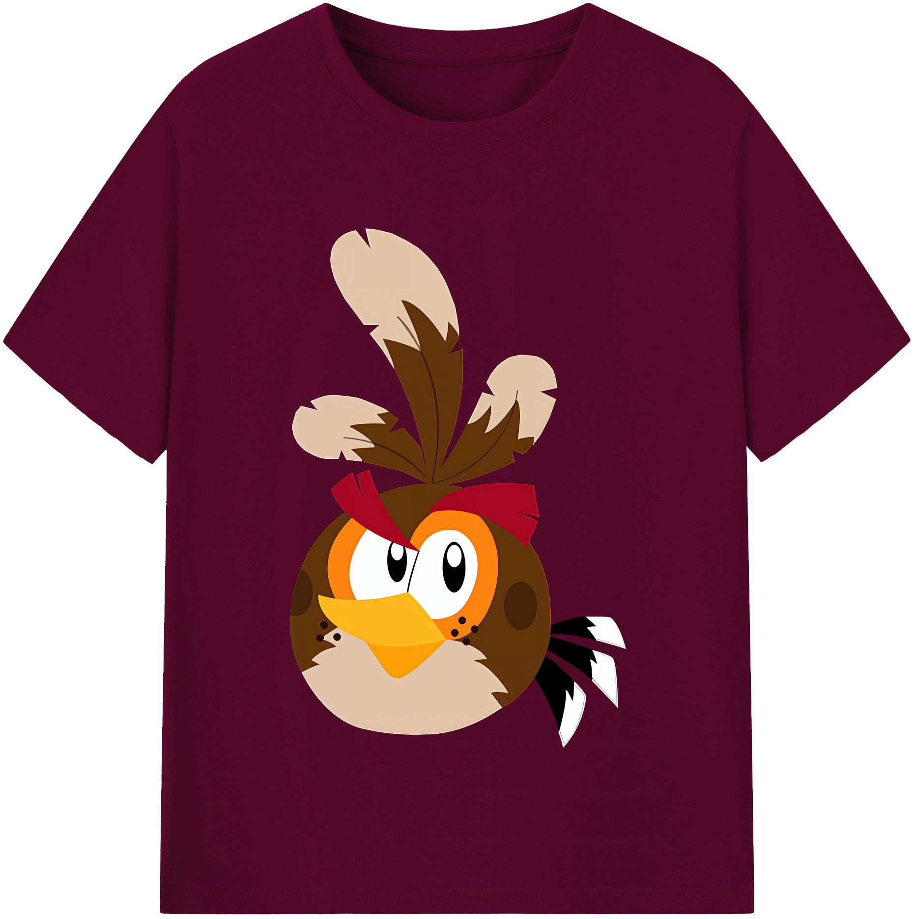 （画像用） Angry Birds アングリーバード レディースカジュアルプリントTシャツ（綿100％）